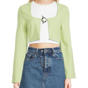 Ganni Stretch Cropped Bolero Jacket